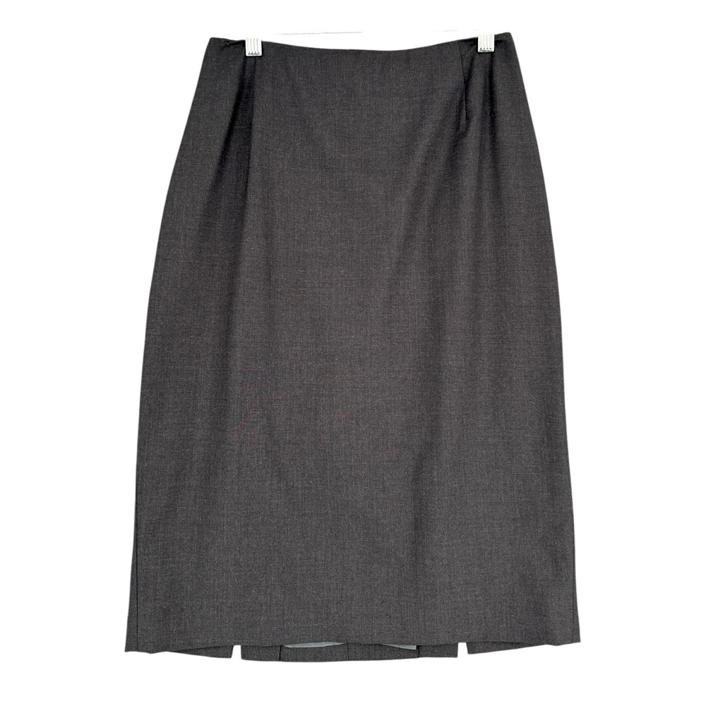 Yansi Fugel Wool Blend Skirt - Gray Office Career Professional - Size 4‎